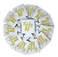 Thirty AF Can Coolers, 30th Birthday Party Coolies, Set of 12, Black/White and Gold Thirtieth Birthday Cup Coolers, Perfect for Birthday Parties, Birthday Decorations (Black)