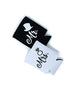 Mr. and Mrs. Can Coolers, Set of 2, 1 White and 1 Black Beer Can Coolies, Cute Wedding Gifts, Novelty Can Cooler, Perfect Engagement or Anniversary Gift, Bridal Shower Gift