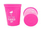 Let's Get Flocked UP or Let's Flamingle! Set of 12 Pink and White 16oz Stadium Cups, Perfect for Birthday Party, Bachelorette Party, and Bridal Showers (Let's Get Flocked UP)