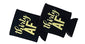Thirty AF Can Coolers, 30th Birthday Party Coolies, Set of 12, Black/White and Gold Thirtieth Birthday Cup Coolers, Perfect for Birthday Parties, Birthday Decorations (Black)