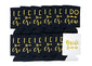 I Do Crew and Bride Bachelorette Party Can Coolers, Set of 12 Beer Can Coolies, Perfect Bachelorette Party Decorations and Bridesmaid Gifts (Black)