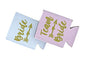 Bride and Team Bride Bachelorette Party Can Coolers, Set of 12 White and Blush Pink Beer Can Coolies, Perfect Bachelorette Party Decorations and as Brides Maid Gifts (Blush Pink)