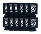 Cheers & Beers to 50 Years Can Coolers, 50th Birthday Party Coolies, Set of 12, Black and White Thirtieth Birthday Cup Coolers, Perfect for Birthday Parties, Birthday Decorations (50 Years)