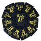 Thirty AF Can Coolers, 30th Birthday Party Coolies, Set of 12, Black/White and Gold Thirtieth Birthday Cup Coolers, Perfect for Birthday Parties, Birthday Decorations (Black)