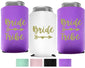 Bride Tribe Can Coolers for Bachelorette Party, Set of 12 Beer Can Coolies, Perfect Bachelorette Party Decorations and as Brides Maid Gifts