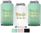 Bride Tribe Can Coolers for Bachelorette Party, Set of 12 Beer Can Coolies, Perfect Bachelorette Party Decorations and as Brides Maid Gifts