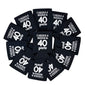 Cheers & Beers to 50 Years Can Coolers, 50th Birthday Party Coolies, Set of 12, Black and White Thirtieth Birthday Cup Coolers, Perfect for Birthday Parties, Birthday Decorations (50 Years)