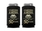 Cheers & Beers to 30 Years Can Coolers, 30th Birthday Party Coolies, Set of 12, Black and Gold Thirtieth Birthday Cup Coolers, Perfect for Birthday Parties, Birthday Decorations